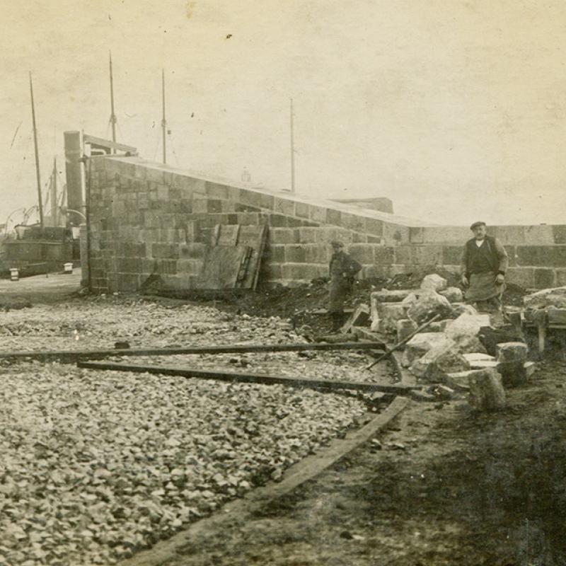 Battery Road construction (1/3)