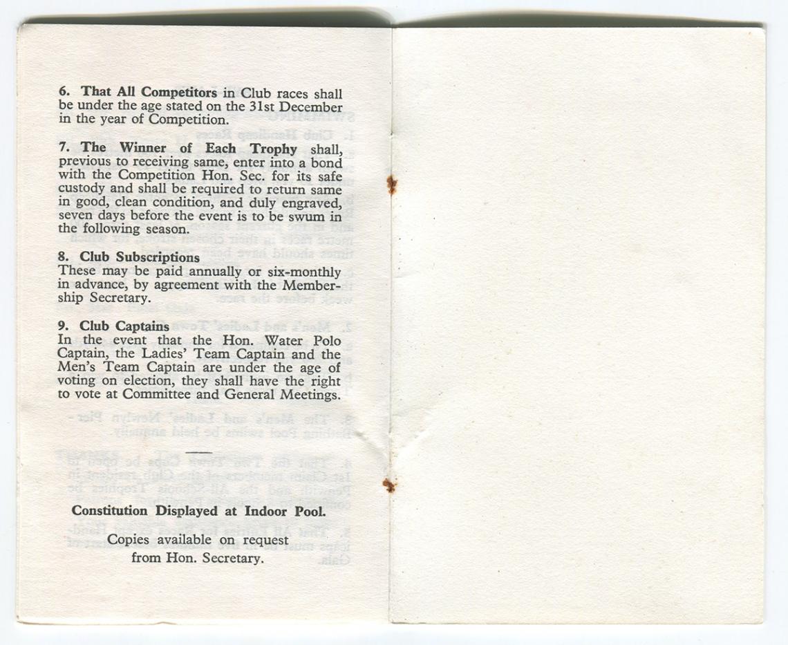 Membership card page 5