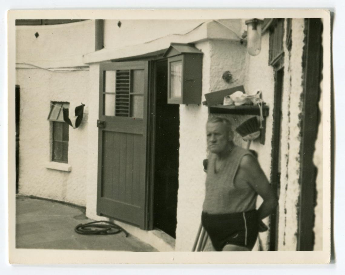 Swimming instructor Mr. Blackburn