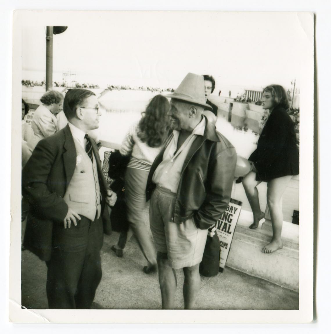 Norman White and Mr Blackburn