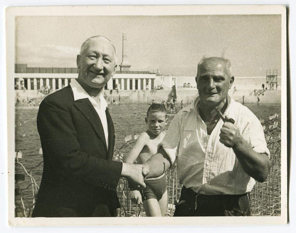 Councillor George Ford with Clary Ash