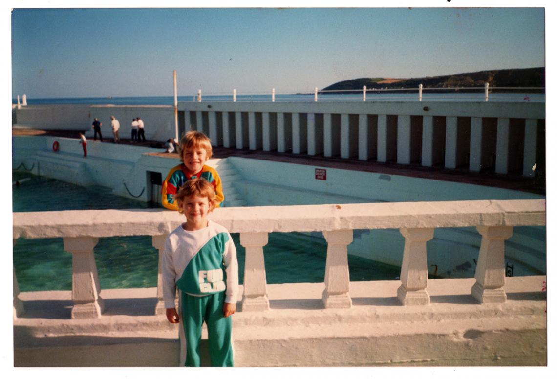 Hannah May, Ben May circa 1988