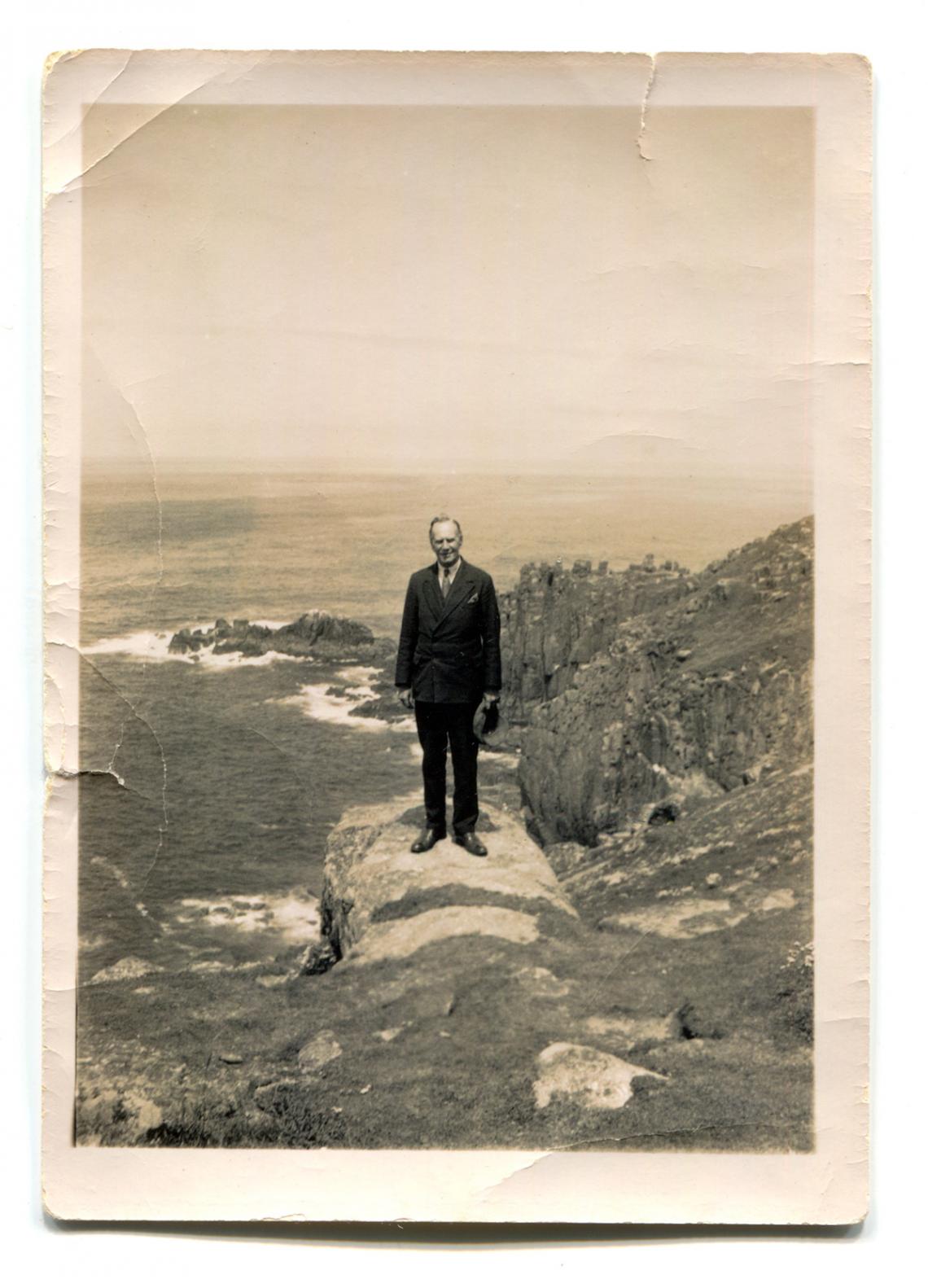 Frank Latham at Land's End