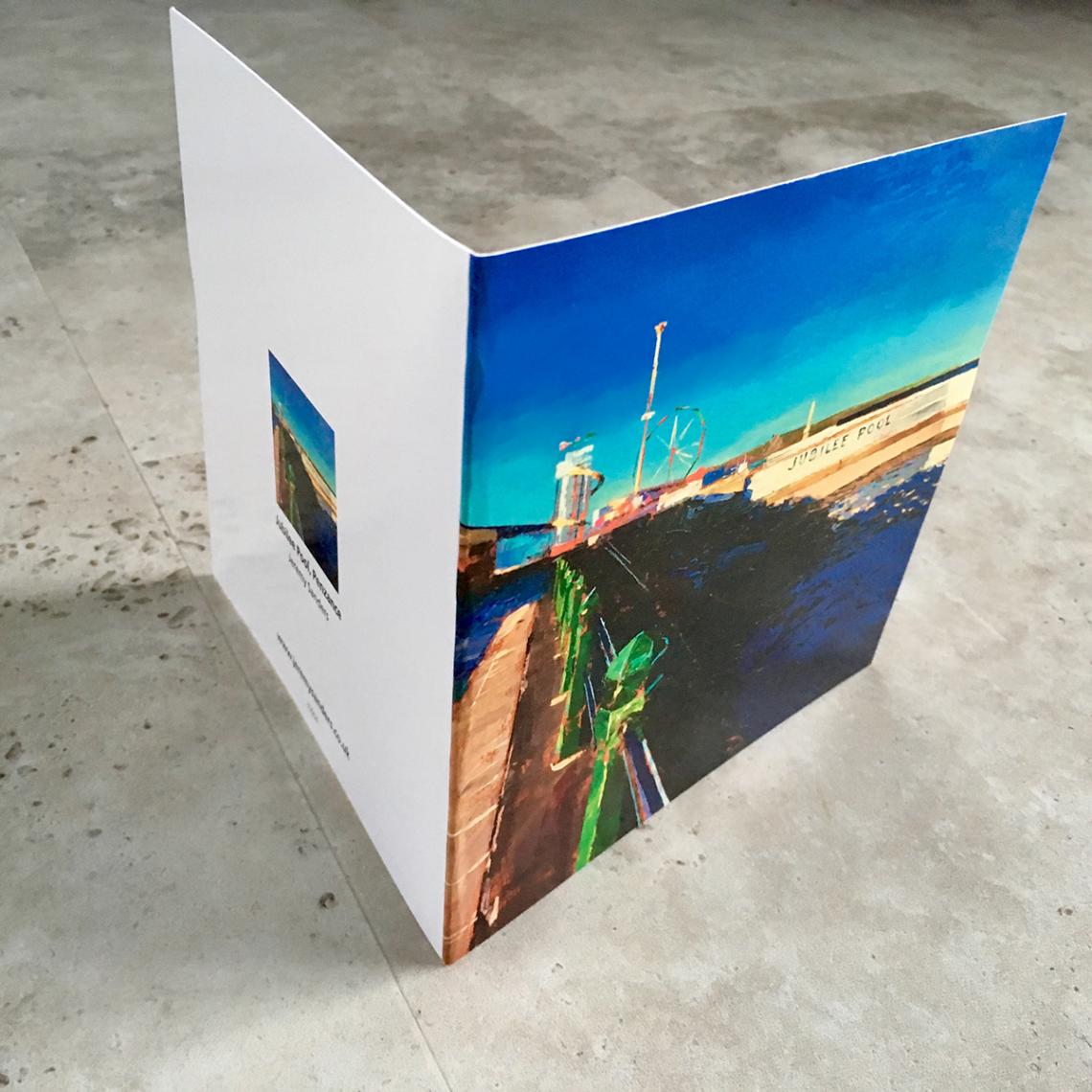 Greetings card of a painting by Jeremy Saunders