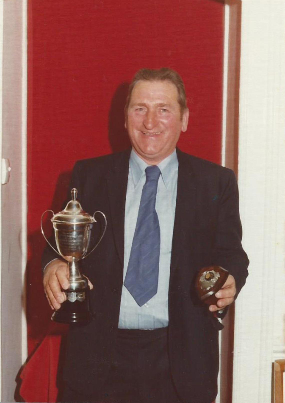 Ken Jilbert with cups