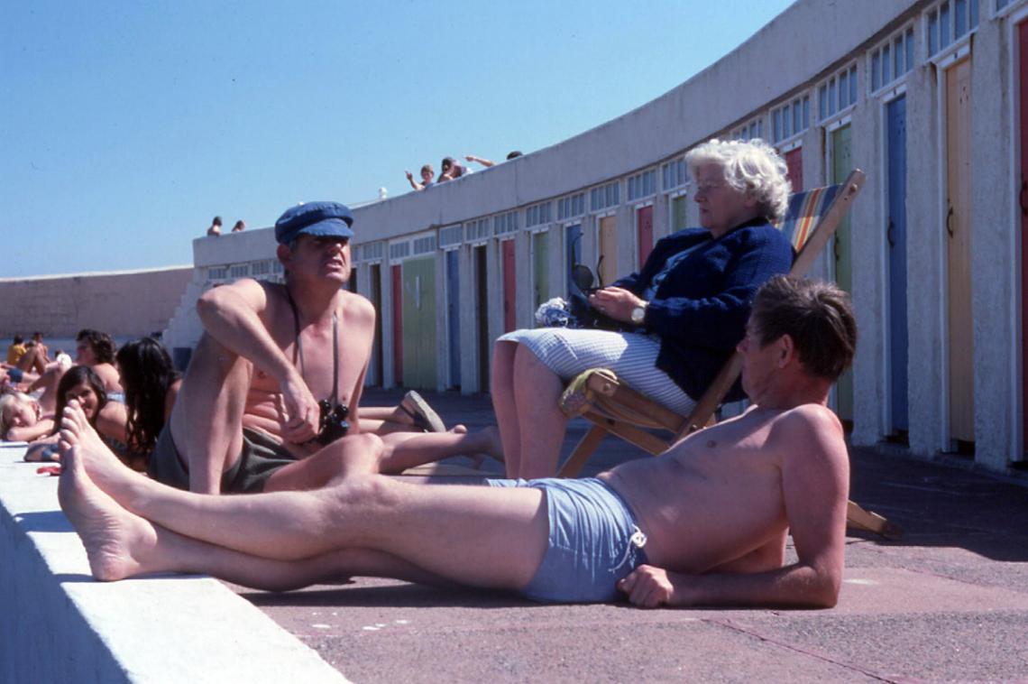 Relaxing at Jubilee Pool