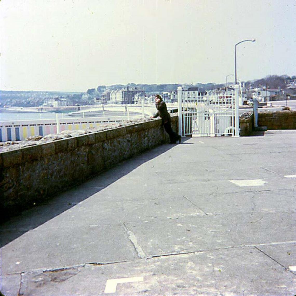 Man overlooks the Jubilee Pool