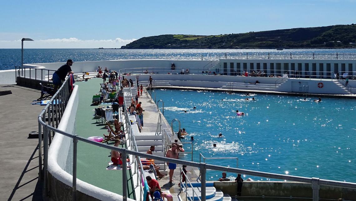 Jubilee Pool sparkles