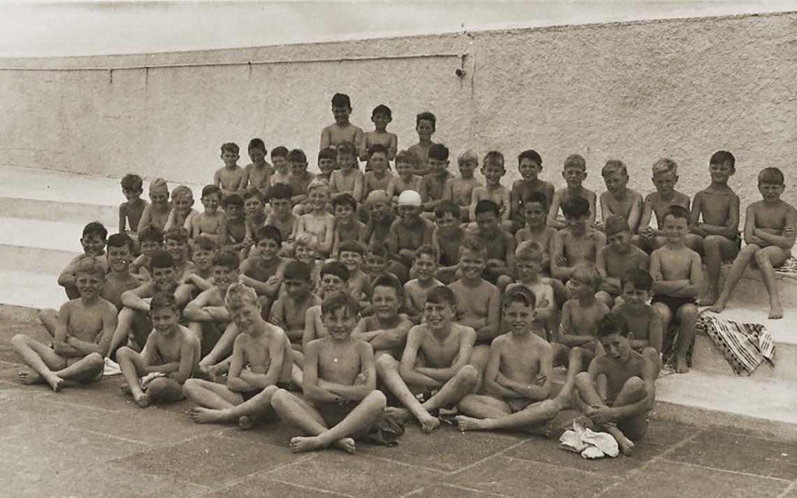 Children from St Paul's school at the Jubilee Pool