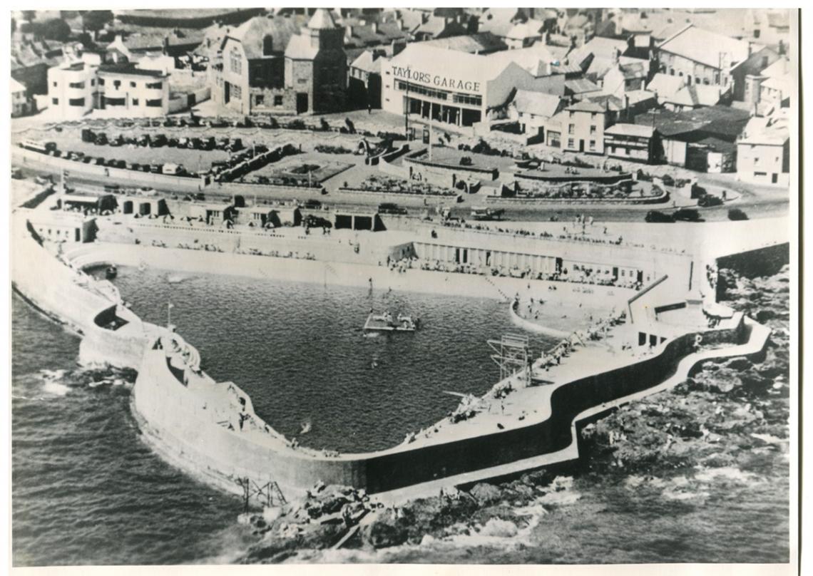 Aerial view of the Jubilee Pool