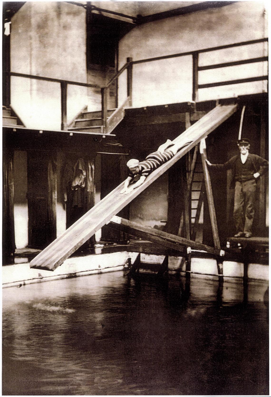 The old baths within the Café Marina Jubilee Pool Stories