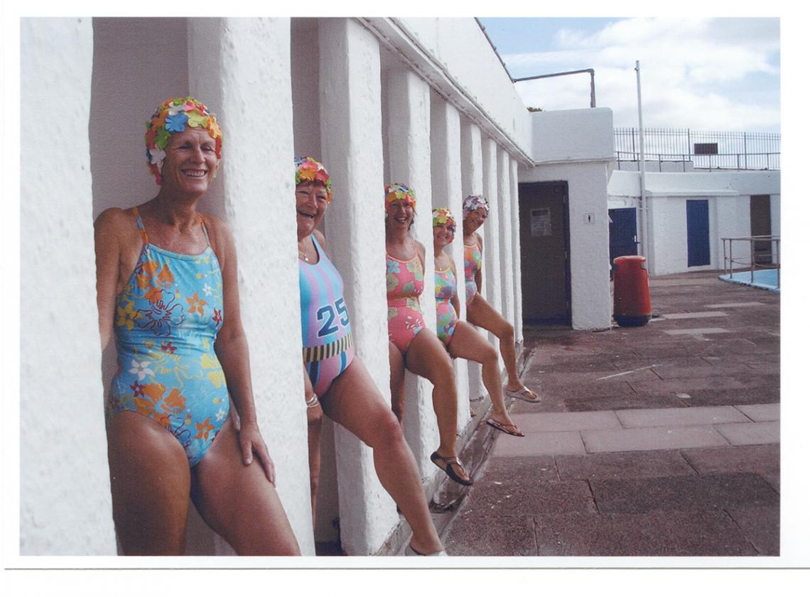 Wendy Hosken and friends at the Jubilee Pool
