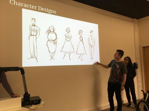 Falmouth University animation pitches