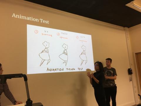 Falmouth University animation pitches