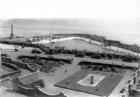 The Jubilee Pool and St Anthony's gardens